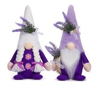 Cpolebev Decoración de Gnomo de, Gnomo de Lavanda, Decoración del Hogar, Regalos de Gnomo Sueco, Decoración de Cocina Hecha A Mano, Decoración de Bandeja de de