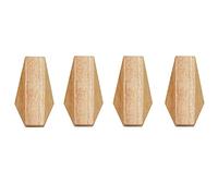 Cpolebev DecoracióN Simple del Colgante de Pared del Gancho de Madera Maciza del Estilo JaponéS Toalla para el Hogar Gancho para Llaves para Abrigos de Sala de Montaje