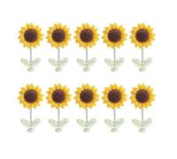 Cpolebev Decoraciones de Autos con Flores de Girasol, Decoraciones de para Autos, Lindos Suministros de Decoración Interior de Autos con Flores