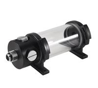Cpolebev Depósito De Acrílico del Cilindro Depósito De Agua G1 / 4 50Mm X 140Mm para Pc Kit De Enfriamiento De Agua De Refrigeración Líquida para Computadora CPU