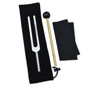 Cpolebev DipasóN de AleacióN de Aluminio, DiapasóN de 417 Hz con Martillo de Silicona, para Pruebas del Nervioso, Terapia de CuracióN con Sonido