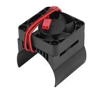 Cpolebev Disipador de Ventilador de RefrigeracióN del Motor de 42 Mm para 1/10 E- E- Summit Arrma 1/8 Kraton Talion RC Coche, Negro