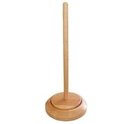 Cpolebev Dispensador de Soporte de Hilo de Madera para Ganchillo, Soporte de Bola de Hilo para Tejer, Dispensador de Husillo de Hilo, Herramienta de Ganchillo
