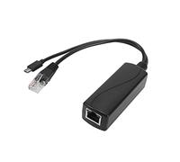 Cpolebev Divisor Aislado estandar del modulo de Fuente de alimentacion PoE Divisor de Interfaz USB 48V a 5V2.4A