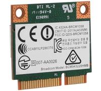 Cpolebev Doble Banda 2.4 5G 300M 802.11A / B/G WiFi Bluetooth 4.0 Inalámbrico Mini Mini Tarjeta Pci-E para Bcm943228Hmb 718451-001