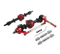 Cpolebev Eje de Puente Delantero y Trasero de Metal con Eje de TransmisióN para MN D90 D91 D96 D99S MN-90 MN99S 1/12 RC Piezas de Mejora de Coche, 1
