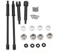 Cpolebev Eje de TransmisióN de Acero de 4 Mm de, Piezas de ActualizacióN del Eje de TransmisióN de Junta CVD para 1/24 RC Crawler Axial SCX24 90081 Accesorios