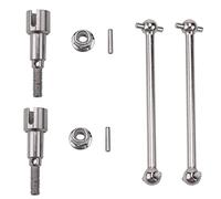 Cpolebev Eje de Transmisión Trasero de Metal Dogbone para Hbx 16889 16889A 16890 16890A 1601 1602 Sg1601 Sg1602 RC Coche Piezas Accesorios