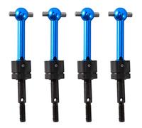 Cpolebev Eje de TransmisióN Universal de Metal de 4 Piezas CVD 53792 para TT-01 TT01 TT-02 TT02 TA04 1/10 RC Piezas de Mejora de Coche