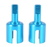 Cpolebev Eje Universal de Junta de Copa de Caja de Engranajes de AleacióN de Aluminio para TT01 TT02 1/10 Piezas de ActualizacióN de Coche RC