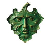 Cpolebev El Hombre Verde Escultura Artística de Pared Placa de Pared de Hierro Fundido de Primera Calidad, el Hombre Verde, Escultura Decorativa de Fantasía