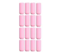 Cpolebev EláStica para Accesorios de Silicona A Prueba de Fugas, Fundas A Prueba de Fugas Reutilizables para ArtíCulos de Tocador de Viaje, 16 Piezas, Color Rosa