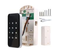 Cpolebev ElectróNica Inteligente Digital Cerradura ElectróNica de Puerta Huella Digital Presione ContraseñA Teclado Sin Llave