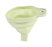 Cpolebev Embudo de Silicona Plegable de Novedad Embudos Largos Plegables Telescopicos para Casa Dispensacion de Liquidos Gadgets de Cocina Verde