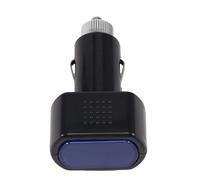 Cpolebev Encendedor de Cigarrillos Voltimetro Monitor de Voltaje LCD Digital para Coche Camion
