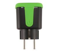 Cpolebev Enchufe Inteligente para Exteriores, Enchufe Inteligente de Control Remoto WiFi 16A con FuncióN de Monitor de EnergíA, para Tuya Smart Life EU Plug
