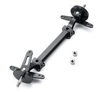 Cpolebev Ensamblaje de DireccióN del Eje Delantero de Metal Varilla de ConexióN del Poste de Enlace Sin AlimentacióN para 1/14 RC Truck Tractor Car Upgrades Parts,1