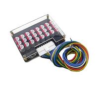 Cpolebev Equilibrador de Grupo Completo 8S 5A Litio Activo Lipo Lifepo4 Ecualizador de BateríA Condensador de Transferencia de EnergíA Tablero con Carcasa
