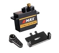 Cpolebev ES08MAII Servo de DireccióN con Montaje de Servo y Brazo de Servo para Axial SCX24 1/24 RC Crawler Car Upgrades Parts Accessories,2