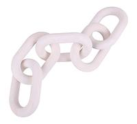 Cpolebev EslabóN de Cadena de Madera DecoracióN del Hogar Mano 5 Anillos Adorno Artesanal para Mesa Bandeja Granja Oficina DecoracióN de Pared RúStica