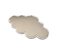 Cpolebev Espejo en Forma de Nube Adornos de Espejo AcríLico Forma de Nube DecoracióN Hecha a Mano para el Hogar Inevitablemente Adornos de Dormitorio Maquillaje