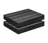 Cpolebev Espuma de Polietileno Hoja Espuma de Polietileno de 16 X 12 X 2 Pulgadas Inserciones de Espuma de Relleno de Espuma Gruesa para Manualidades Almohadilla de Espuma de Polietileno
