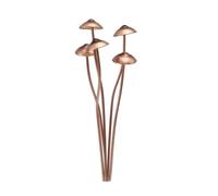 Cpolebev Estacas de Jardín Decorativas de Metal con Forma de Seta, Decoración de Al Aire Libre y para Agregar A Su Decoración de Flores de Metal Al Aire Libre