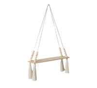 Cpolebev Estante Boho Decor Estantes en la Pared Decoración de Madera para Dormitorio Sala de Estar A