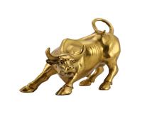Cpolebev Estatua de de LatóN de la Fortuna de Feng Shui, Escultura DecoracióN del Hogar de Cobre Dorado Representa la Buena Suerte de la
