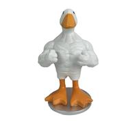 Cpolebev Estatua de Ganso Musculoso de Pie para Decoración del Hogar, Estante Colgante, Mesa, Adorno de Escritorio, Decoración Divertida para Dormitorio, Regalo de Inauguración