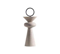 Cpolebev Estatua de Piedra Arenisca Geométrica Abstracta, Adornos Artísticos, Entrada, Sala de Estar, Mueble de TV, Escritorio, Decoración del Hogar C