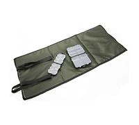 Cpolebev Estera de Desenganche Plegable de Pescado RáPido para Pesca de Carpa + Juego de Caja de Almacenamiento de Accesorios de Pesca Kits de Estera de Pesca de Carpa Plegable
