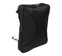 Cpolebev Estuche RíGido Universal de Fibra de Carbono de ViolíN Bolso Cuadrado Ligero para Partituras, Negro