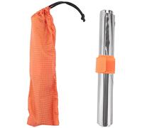 Cpolebev Estufa de Camping de Titanio Puro de Viento Estufa de Camping Pantalla de Viento Estufa de Gas Al Aire Libre Parabrisas una Prueba de Viento 15Cm