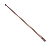 Cpolebev Extendable Barras TelescÓPicas con Resorte De TensiÓN De Voile, TensiÓN, Barras De Poste, 70~120 Cm, Color Madera