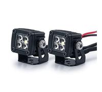 Cpolebev Faros Delanteros Modificados Focos Luces Superiores del AutomóVil Luces de Parachoques para AXIAL SCX10 TRX4 TRX6 1/10 RC Crawler Car,A