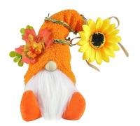 Cpolebev Felpa de Gnomo de Girasol, Adornos Navideños de Gnomos de y Verano de Girasol, Decoraciones de Bandeja Escalonada de Estante Hecho A Mano de Regalo C