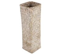 Cpolebev Florero de RatáN Cestas de Bambú de DecoracióN Floreros Cesta de Fruta Florero Floreros Altos para la DecoracióN del Hogar