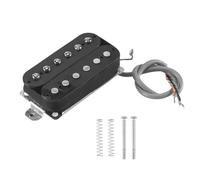 Cpolebev Fonocaptor Humbucker de Guitarra Eléctrica Fonocaptor Alnico V para Puente Negro