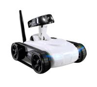 Cpolebev FPV WiFi RC Coche Calidad en Tiempo Real Mini Cámara Video Control Remoto Robot Tanque Aplicación Inteligente Juguete Inalámbrico para Niños