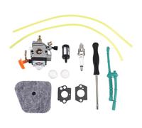 Cpolebev FS100 C1Q-S174 Carburador+Filtro Aire+Herramienta Ajuste + LíNea Combustible para FS87 FS90 FS100 FS110 FS130 HL90 HL95 HL100 HT100 HT101 KM90 KM100 KM110 SP90 Trimmer Eater