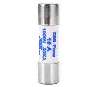 Cpolebev Fusible de ceramica cilindro 10A 1000V 10 x 38 mm del multimetro
