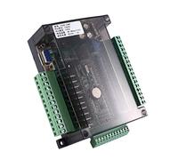 Cpolebev FX3U-24MT Placa de Control Industrial PLC 14 Entradas 10 Salidas 6AD 2DA con ComunicacióN 485 y (B)