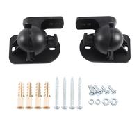 Cpolebev Giratorio Universal Soporte de Montaje en Pared de Altavoz de Cubo 1 Par Negro