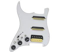 Cpolebev Golpeador Humbucker para Guitarra EléCtrica de 3, Color, para Zurdos, con Cableado de un Solo Corte, Interruptor Precableado Cargado