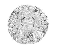Cpolebev Gorro de Ducha con Aislamiento TéRmico, Sombrero de Papel de Aluminio, Gorro de BañO EláStico para Mujer, PeluqueríA, BañO, Plateado