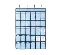 Cpolebev Gráfico de Bolsillo para Soporte de calculadora, 30 gráficos de Bolsillo para Aula Organizador de teléfono Celular Colgante de 33.5 x 24.5 Pulgadas