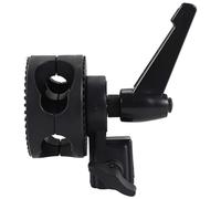Cpolebev Grip Individual Cabeza Giratoria Soporte Abrazadera para Estudio de la Foto Boom Reflector Brazo Soporte Sostenedor