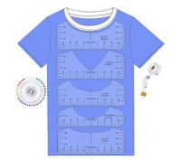 Cpolebev Guía de Reglas para Camisetas para Alineación de Vinilo, Reglas para Camisetas para Centrar Diseños, Plantilla de Medición, Suministros de Costura Artesanal