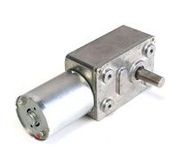 Cpolebev GW370 12V 6Rpm Motorreductor Reversible de Gusano Alto Torque Turbo DC Motor 35A